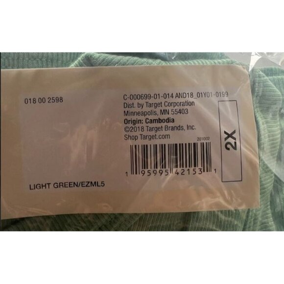 A New Day Women's Pull Over Sleeveless Tank Top Light Green Size 2X - Picture 3 of 4